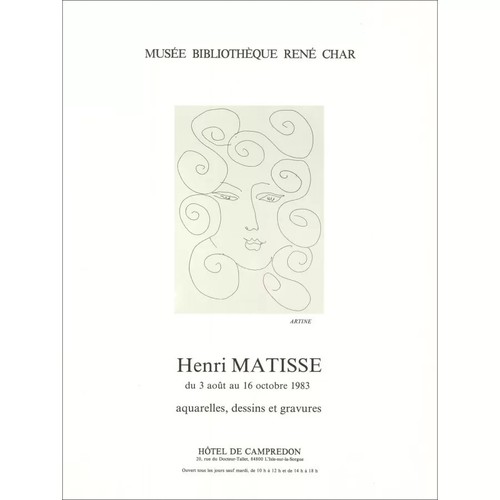 Henri matisse lithograph - henri,