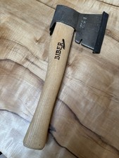 BIBER Classic Carpenter’s Hewing Hatchet – German Single Bevel Timber Axe