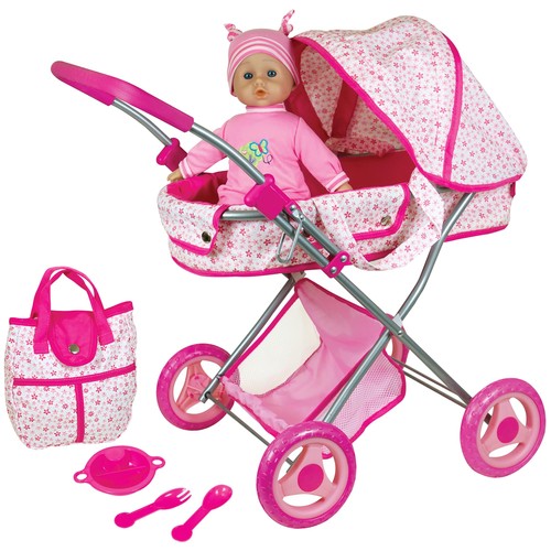 Lissi deluxe doll pram - doll,