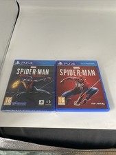 ps4 SPIDER-MAN x2 Games MARVEL + MILES MORALES REGION FREE PAL UK Spiderman
