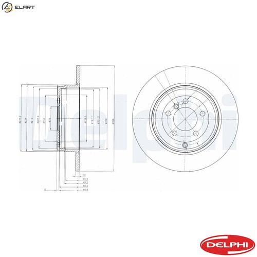 Brake disc bg4066 for land - disc,