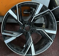GENUINE AUDI RS6 RS7 22” GLOSS BLACK & DIAMOND CUT ALLOY WHEEL 4K0601025R