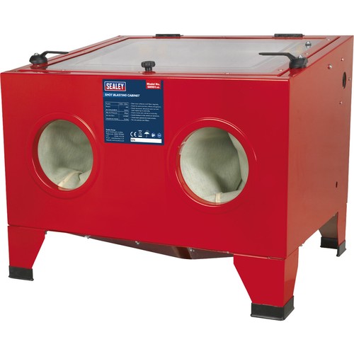 Shot blast cabinet gun - blast,