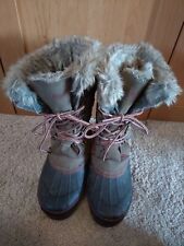 Khombu Ladies Fur Lined Snow Boots UK Size 3