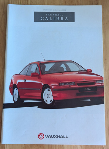 1991 vauxhall calibra brochure - 1991,