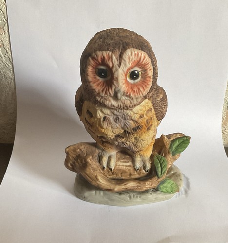 Vintage tawny owl figurine - tawny,
