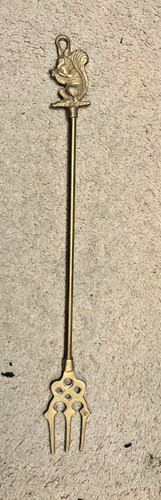 Small vintage solid stem brass - stem,