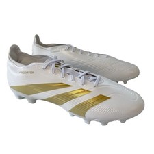adidas Predator League Multi Ground Football Boots White / Gold Men’s UK 11 New 