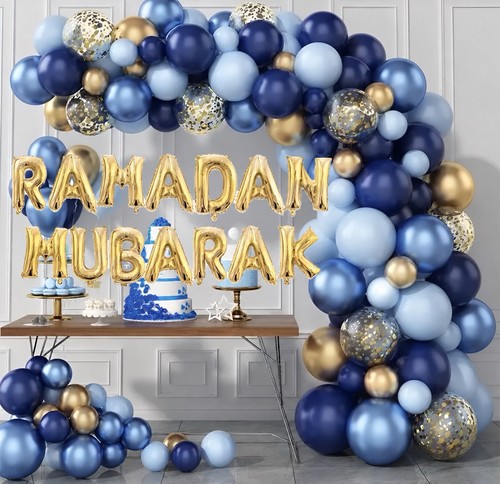 Ramadan mubarak balloon arch - balloon,