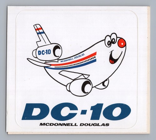 Douglas aircraft cartoon - dc-10,