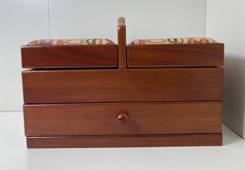 Wooden sewing box - box, 3