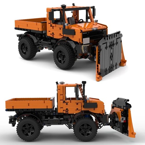 1264pcs moc truck model unimog - truck,
