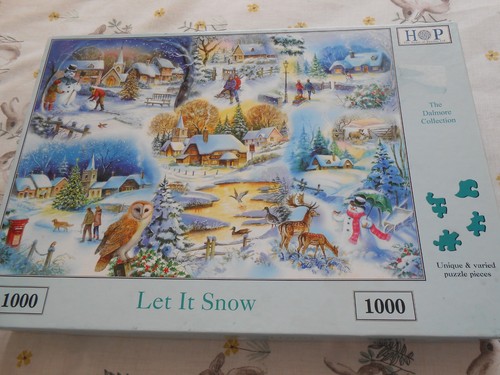 House puzzles let snow - puzzles,