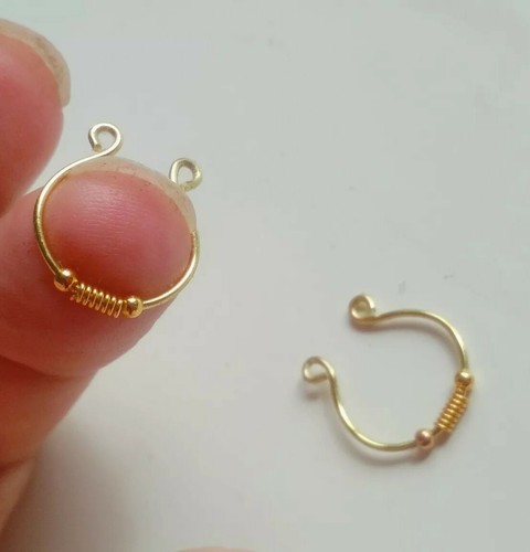 Fake nipple ring - clip, body