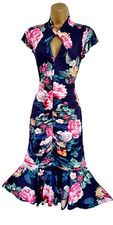 Lipsy Floral Ruched Maxi Dress