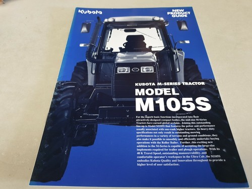 2000s kubota m105s tractors - kubota,