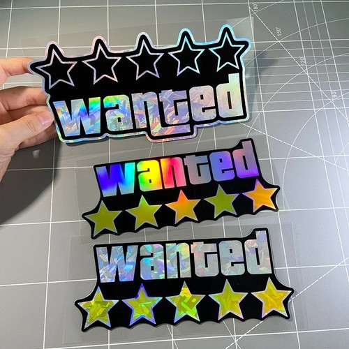 Five stars wanted motorcycle - stars,