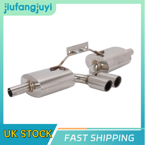 Stainless cat back exhaust - back,