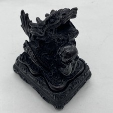 Black Resin Dragon Incense Burner
