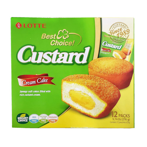 Lotte custard soft cream - lotte,