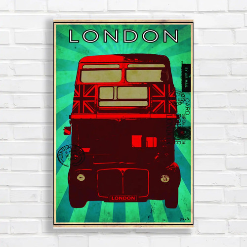 Vintage london double decker - london,