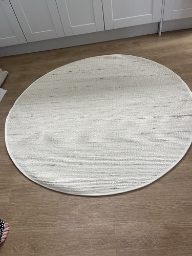 Pure wool rug nepal white - pure,
