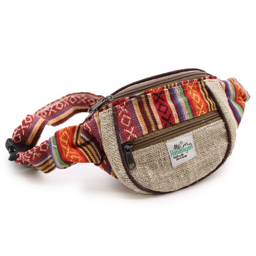 Bum bag hemp cotton - -,