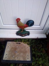 Hand Painted Cockerel Door