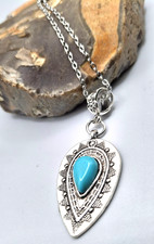Turquoise Teardrop Western