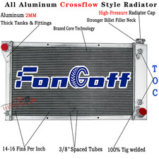 3 ROWS Aluminium Radiator Fit 67-1972 Chevy C/K C10 C20 C30 Pickup Truck Blazer