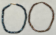 2 Genuine Pearl Necklaces