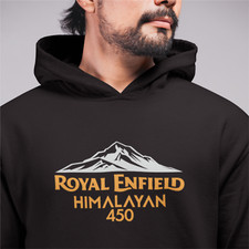Royal Enfield Himalayan 450 Motorcycle Biker Racing Premium Hooded Sweatshirt
