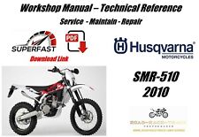 Husqvarna SMR510  SMR 510 Service Repair Workshop Manual PDF 2010