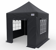 TITAN HEX 40mm HEAVY DUTY STEEL COMMERCIAL GRADE POP UP GAZEBO 3m x 3m, 2.5m, 2m