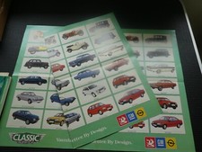 2 x VAUXHALL-OPEL CLASSIC AND SPORTS CAR POSTERS
