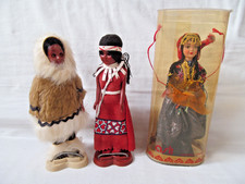 Vintage Souvenir Dolls from