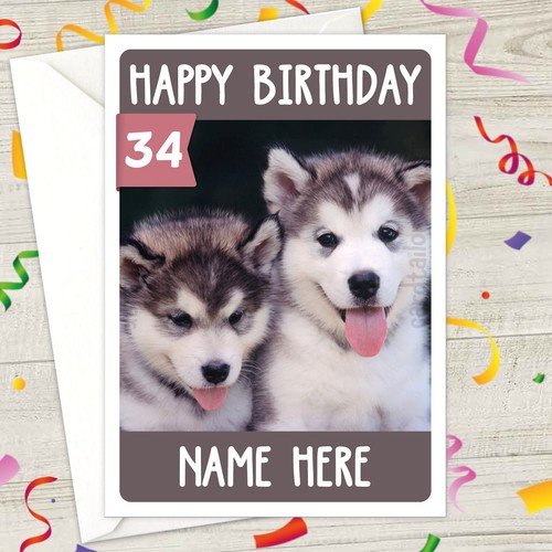 Wolf personalised birthday - wolf,