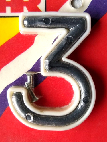 Front door house number - 3,
