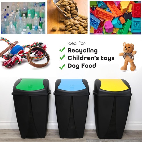 Recycle bin set - recycle, plastic