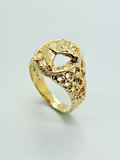 9ct Yellow Solid Gold Horse /