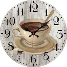 COFFEE Bistro, Restaurant, Kitchen Clock 30cm - Suitable for Home or Business