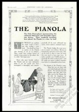 1908 Aeolian Pianola piano vintage print ad