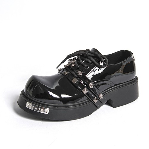 Men leather platform oxfords - men's,