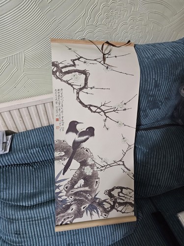 Japanese hanging scroll wall