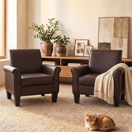 Faux leather accent - leather, soft