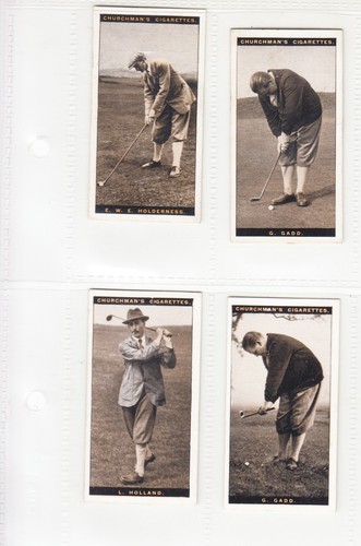 Churchman famous golfers 4 - churchman, x