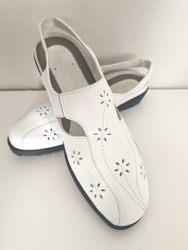 Fly flot suave white leather - "suave",