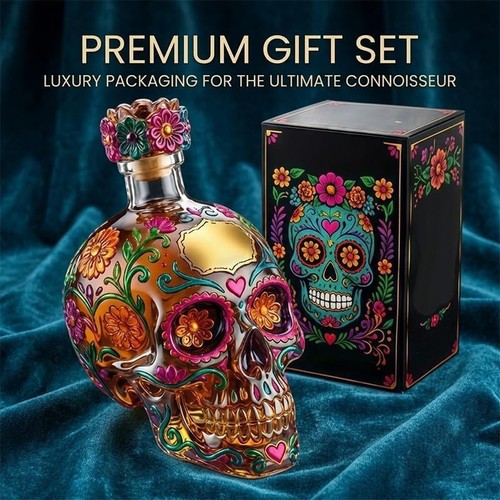 Gothic skull decanter - gothic,