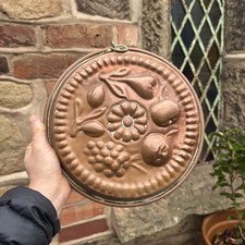 Vintage copper jelly mould - vintage,