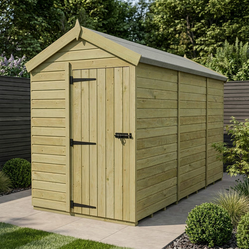 Apex shed single door - x, 11